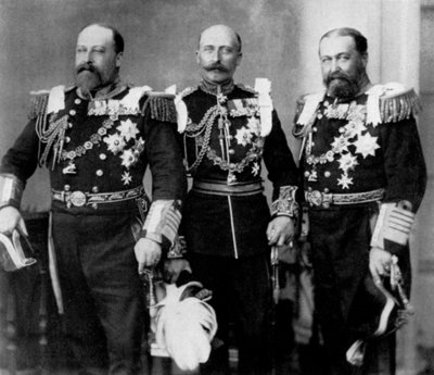 De Prins van Wales en zijn broers op de bruiloft van de Hertog van York door William and Daniel Downey
