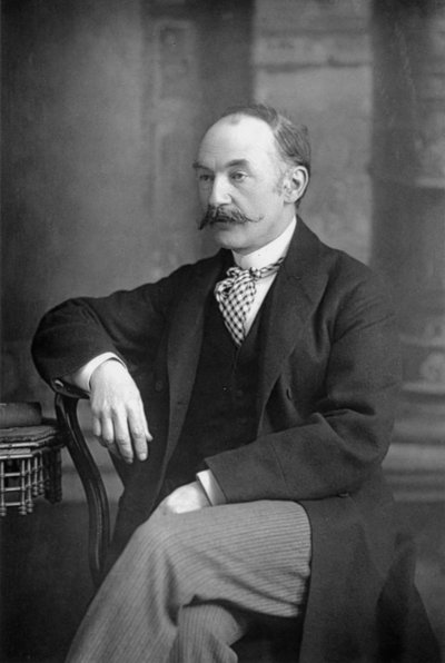 Thomas Hardy, Engelse schrijver en dichter, ca. 1890 door William and Daniel Downey