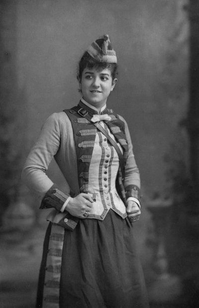 Zelie de Lussan 1861-1949, Amerikaanse mezzosopraan, 1893 door William and Daniel Downey