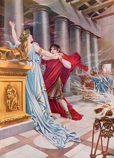 Norma, Act II scène x door William de Leftwich Dodge