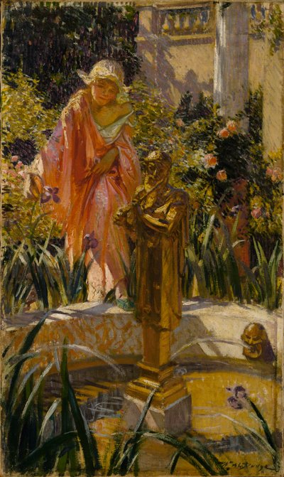 Stap in de Fontein, ca. 1916 door William de Leftwich Dodge