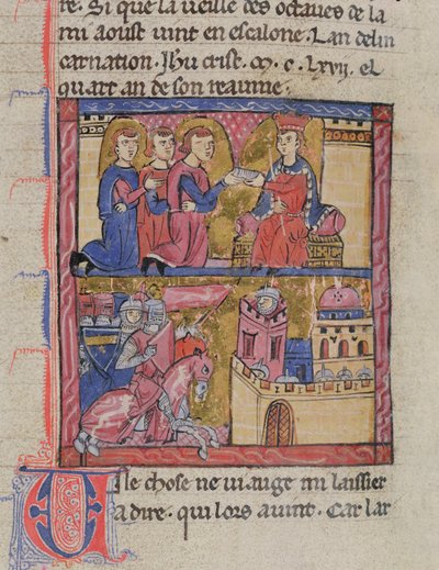 De Byzantijnse keizer sluit een alliantie met Jeruzalem in 1168 om Egypte te controleren door William of Tyre
