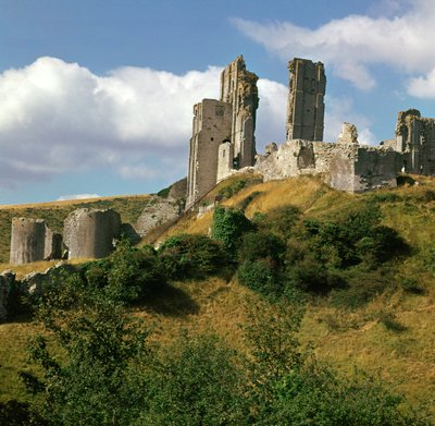 Corfe Castle, 11e eeuw door William the Conqueror