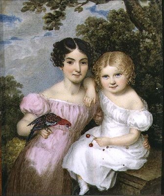 Maria en Fanny FitzHerbert door William the Elder Corden