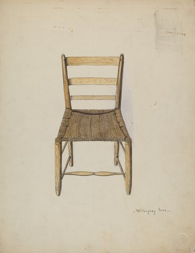 Stoel door Willoughby Ions
