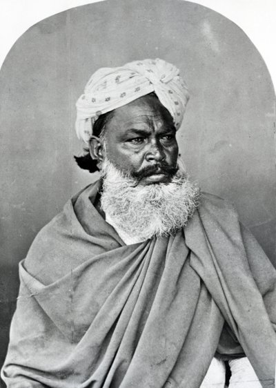 Portret van een Indiase man, uit 