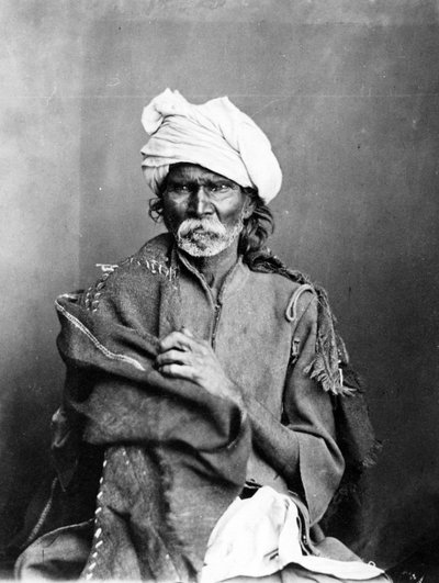 Portret van een Indiase man, uit 