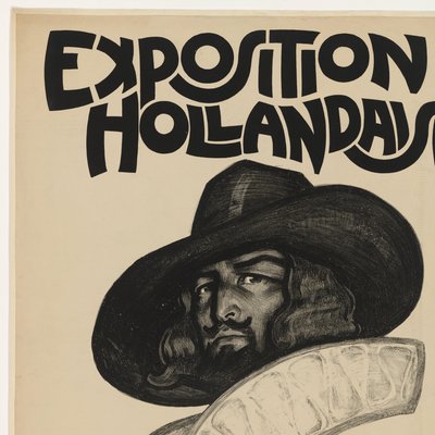 Affiche voor de Exposition Hollandaise te Parijs, 1921 door Willy Sluiter