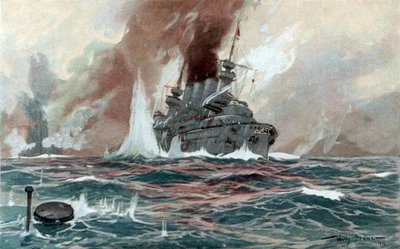 Onderzeeër, ca. 1905 door Willy Stöwer
