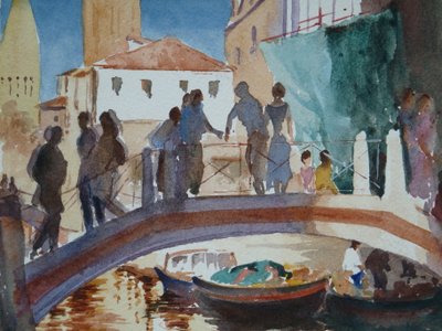 475 Ponte dei Pugni – laatste zonnestralen (1) door Wilson Clive