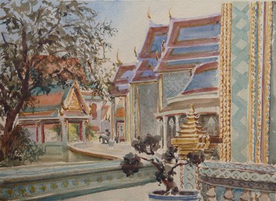 868 Wat Ratchaborpit, Bangkok door Wilson Clive