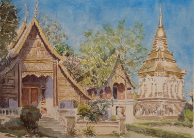 878 Wat Chiang Man, Chiang Mai door Wilson Clive