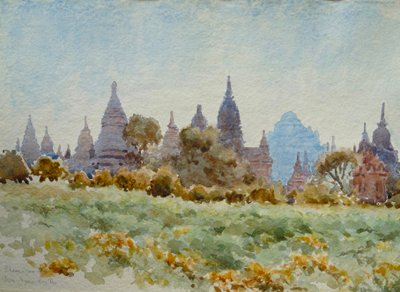 898 Dhamayan Gyi vanuit Myew Bon Tha, Bagan door Wilson Clive