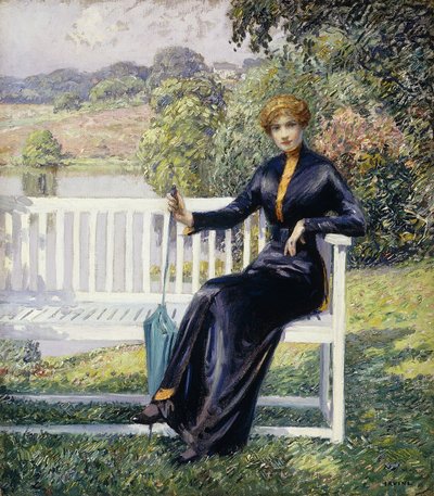 Lois in de Tuin door Wilson Henry Irvine