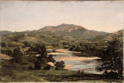Studie voor Welch Mountain vanuit West Compton, New Hampshire door Winckworth Allan Gay