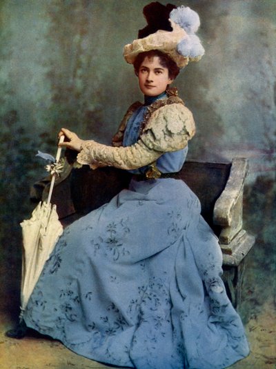 Grace Palotta, actrice, 1899-1900 door Window and Grove