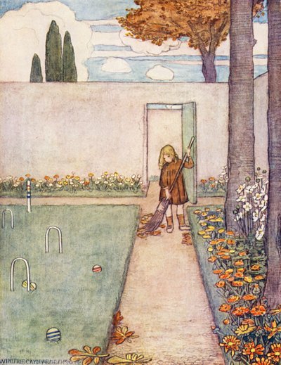 Kinderboek over Tuinieren: De Nette Tuinier door Winifred Cayley Robinson