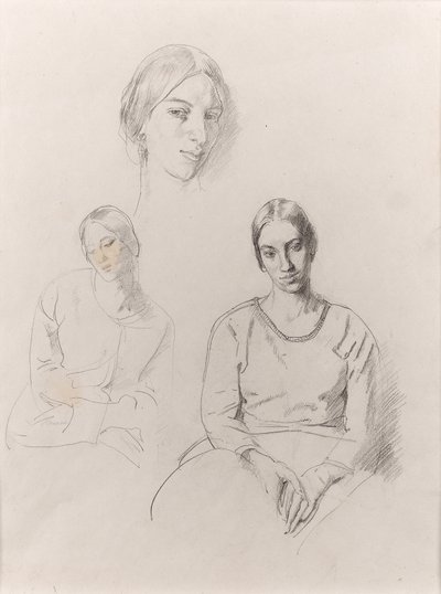 Zelfportret door Winifred Knights