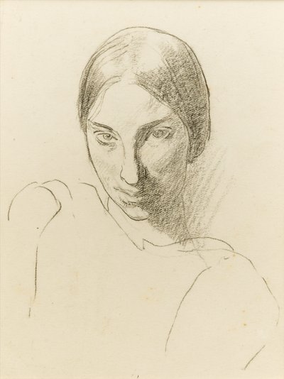 Zelfportret, ca. 1923 door Winifred Knights