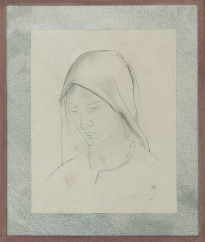 Studie voor Sint Martinus altaarstuk, c.1928 door Winifred Knights