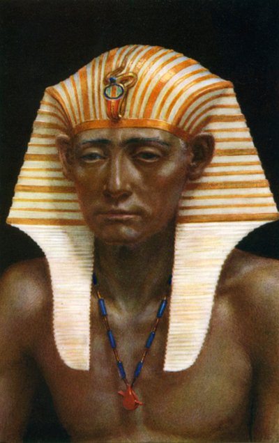 Amenemhat III, Oude Egyptische farao van de 12e dynastie, 19e eeuw v.Chr., 1926 door Winifred Mabel Brunton