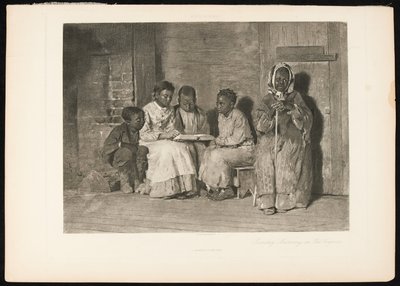 Zondagochtend in Oud Virginia, c.1888-91 door Winslow (after) Homer