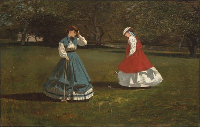 Een Partijtje Croquet door Winslow Homer