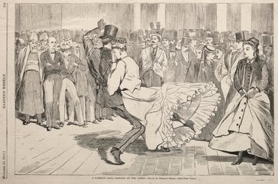 Een Parijs bal - Dansen in het casino door Winslow Homer