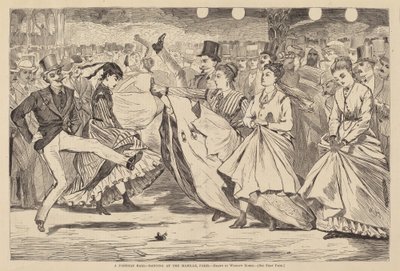 Een Parijse Bal - Dansen bij de Mabille, Parijs door Winslow Homer