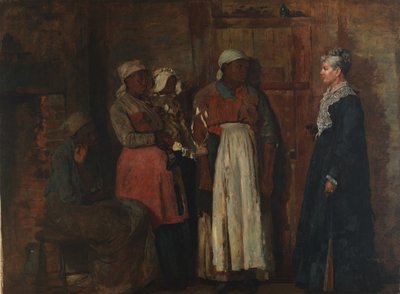 Een bezoek van de oude meesteres door Winslow Homer