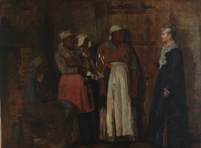 Een bezoek van de oude meesteres door Winslow Homer