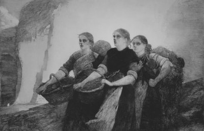 Een Stem van de Kliffen, 1888 door Winslow Homer