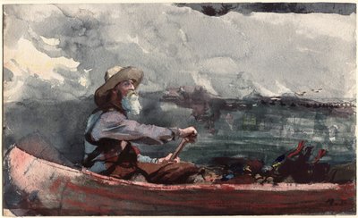 Adirondacks Guide door Winslow Homer