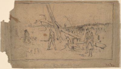 Vooruitgang van de Schermutselingslinie door Winslow Homer