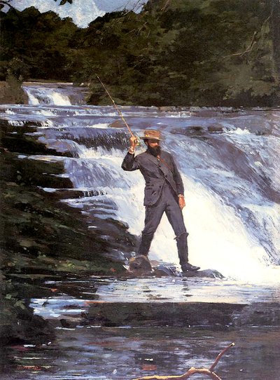 Een visser, 1874 door Winslow Homer