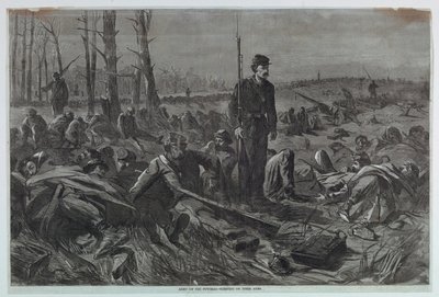 Leger van de Potomac – Slapend op hun wapens door Winslow Homer