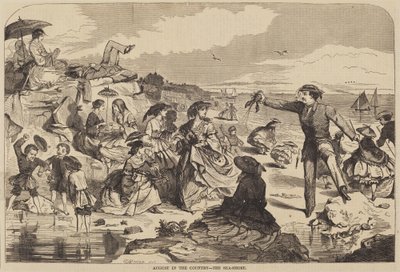 Augustus op het platteland - De kust door Winslow Homer