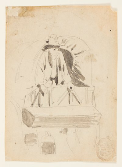 Achterkant van een legervoertuig door Winslow Homer