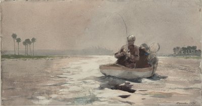 Baarsvissen - Florida door Winslow Homer