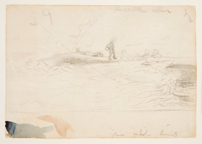 Strandscène, Engeland door Winslow Homer