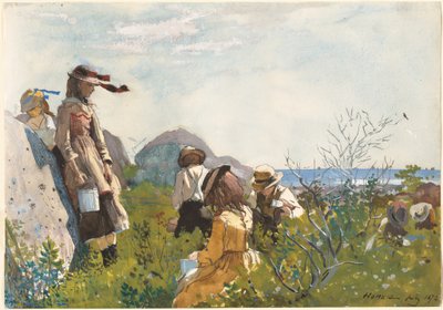 Bessenplukkers door Winslow Homer