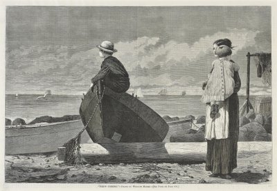 Papa komt! door Winslow Homer