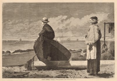 Papa Komt! door Winslow Homer