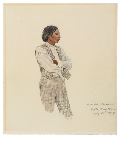 David Pharohh, De laatste van de Montauks, 1874 door Winslow Homer