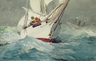 Diamond Shoal, 1905 door Winslow Homer
