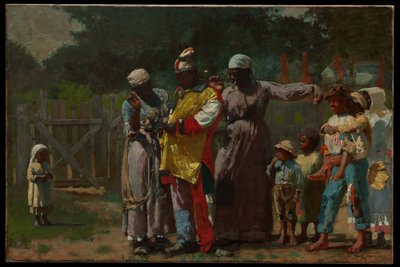 Zich kleden voor het carnaval door Winslow Homer