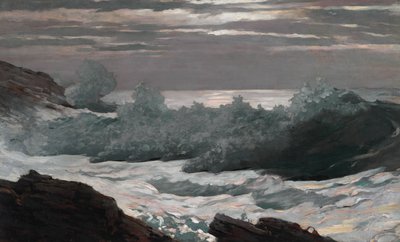 Vroege ochtend na een storm op zee door Winslow Homer