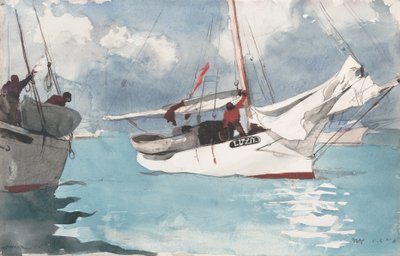 Vissersboten, Key West door Winslow Homer