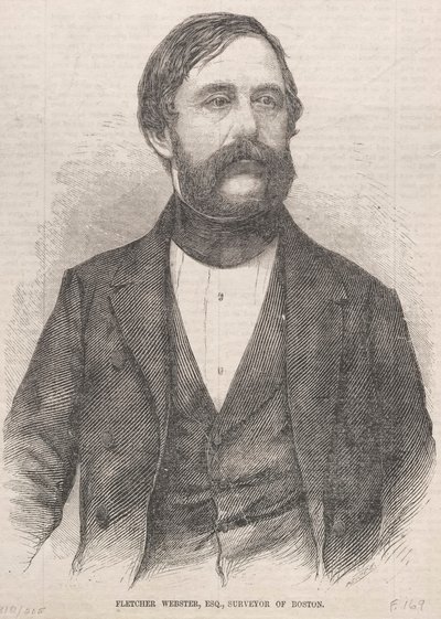 Fletcher Webster, Esq., landmeter van Boston door Winslow Homer