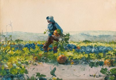 Om een boerenjongen te zijn door Winslow Homer